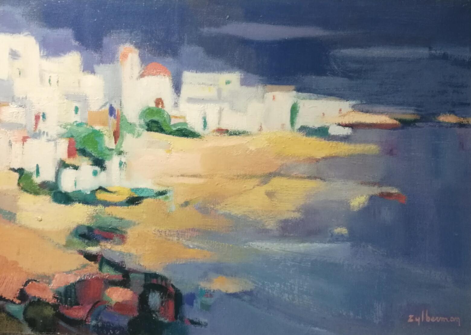 Geneviève Zylberman, Plage Grecque Geneviève Zylberman, Plage Grecque