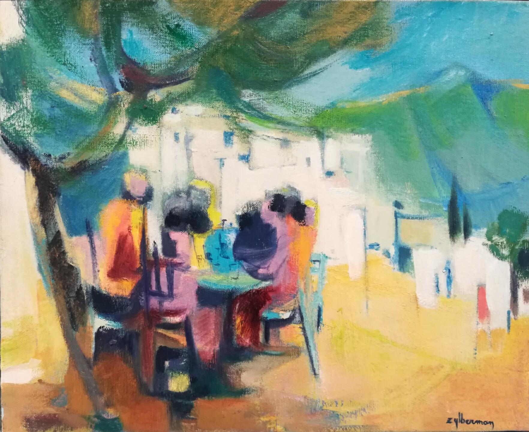 Geneviève Zylberman, Sur la Terrasse Geneviève Zylberman, Sur la Terrasse