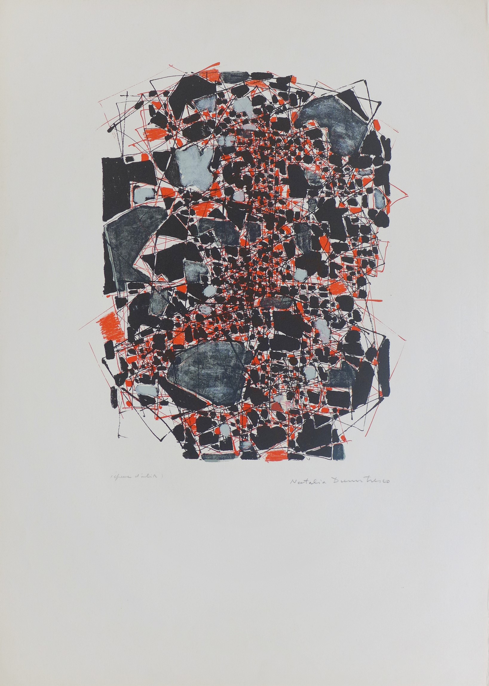 Natalia Dumitresco, Composition abstraite Natalia Dumitresco, Composition abstraite