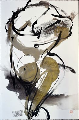 Grande Calligraphie organique _9, Marie Christine Palombit