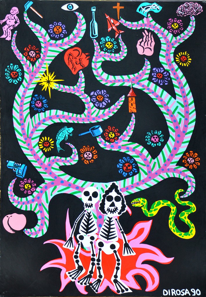 Hervé Di Rosa, L'arbre aux squelettes Hervé Di Rosa, L'arbre aux squelettes