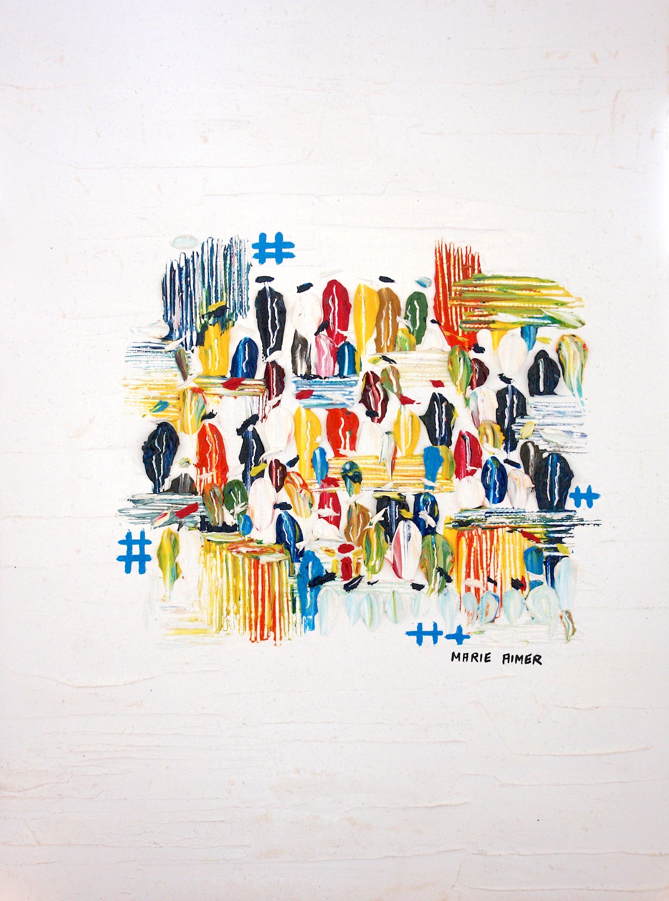 Marie Aimer, Tissage des liens de l'âme n°5 (MR14) Marie Aimer, Tissage des liens de l'âme n°5 (MR14)