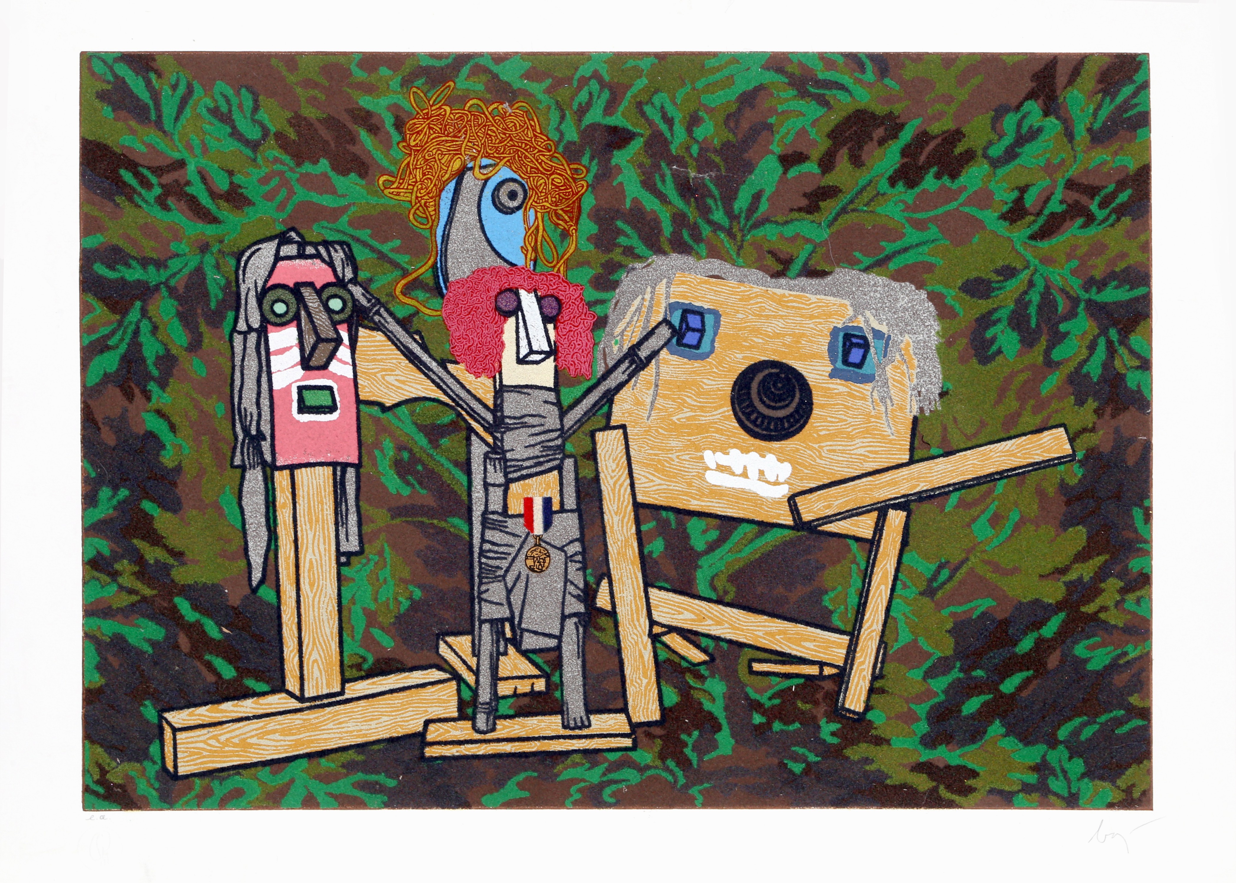Enrico Baj, Meeting from the Furniture Series Enrico Baj, Meeting from the Furniture Series