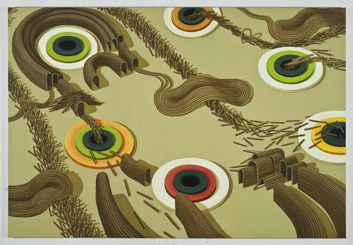Judith Berry, Large Discs and Sticks Judith Berry, Large Discs and Sticks