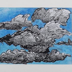 Painting, Nuages 006, Marion Zylberman