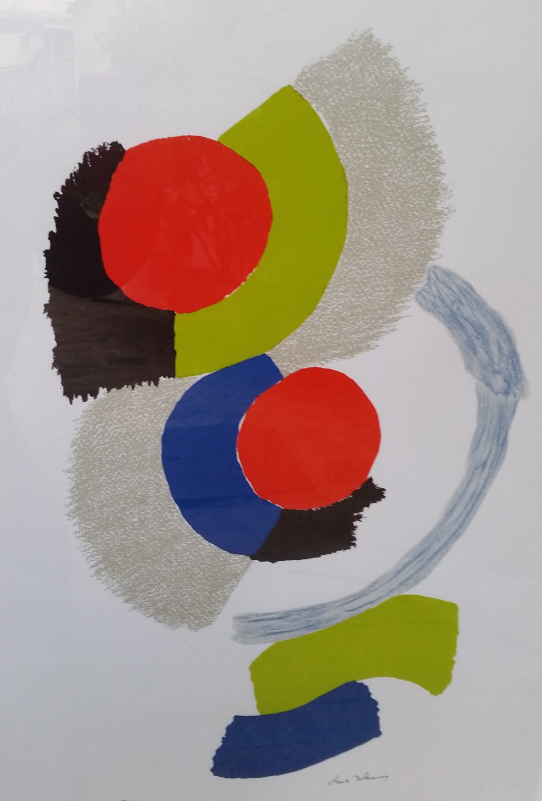 Sonia Delaunay, Ait Composition Géométrique Cercle Sonia Delaunay, Ait Composition Géométrique Cercle