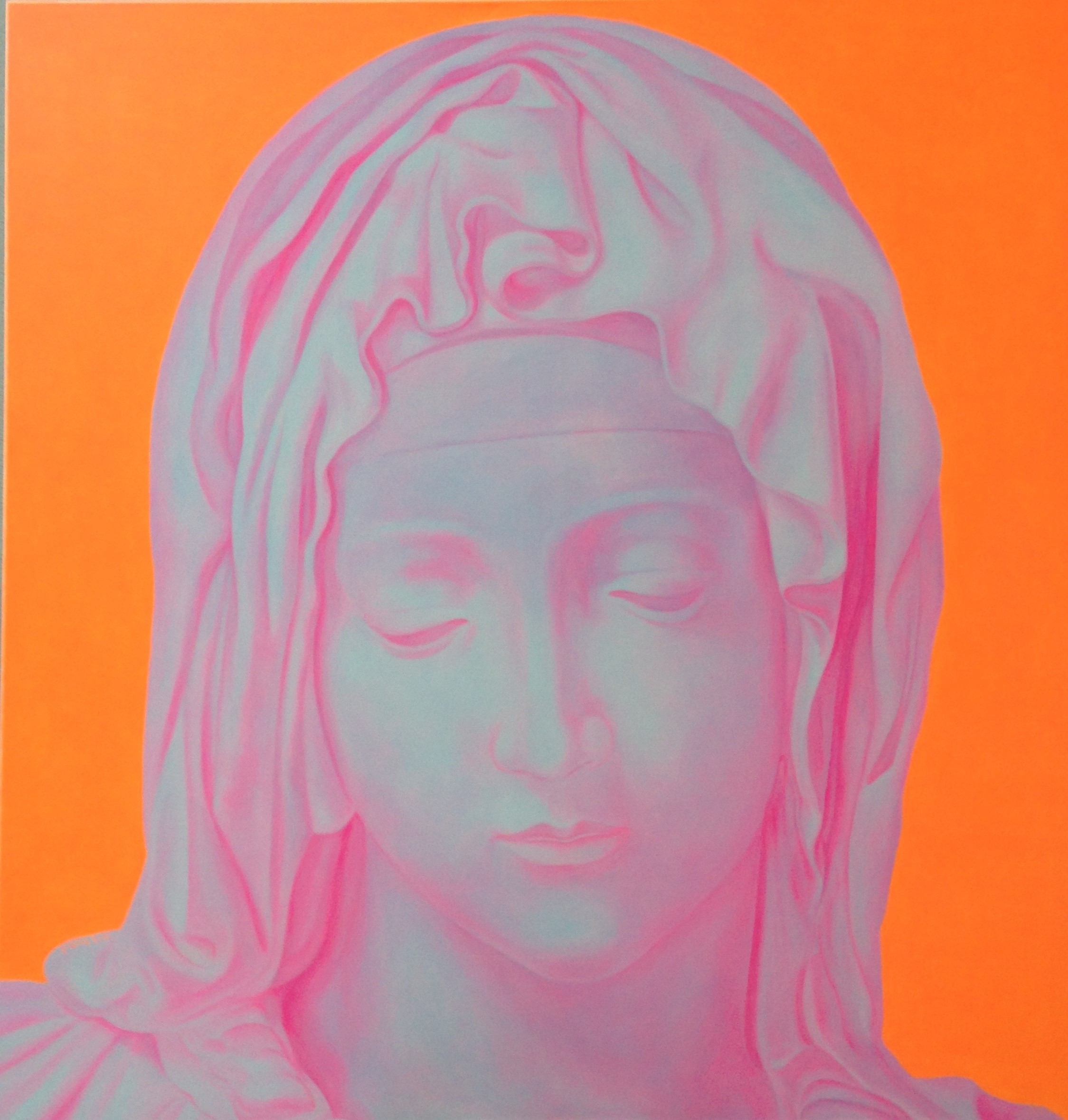 Yining Zhao, Visage de la vierge Marie Pop Art Yining Zhao, Visage de la vierge Marie Pop Art