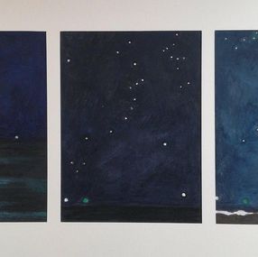 Painting, Nuit d'Ouessant 006, Marion Zylberman