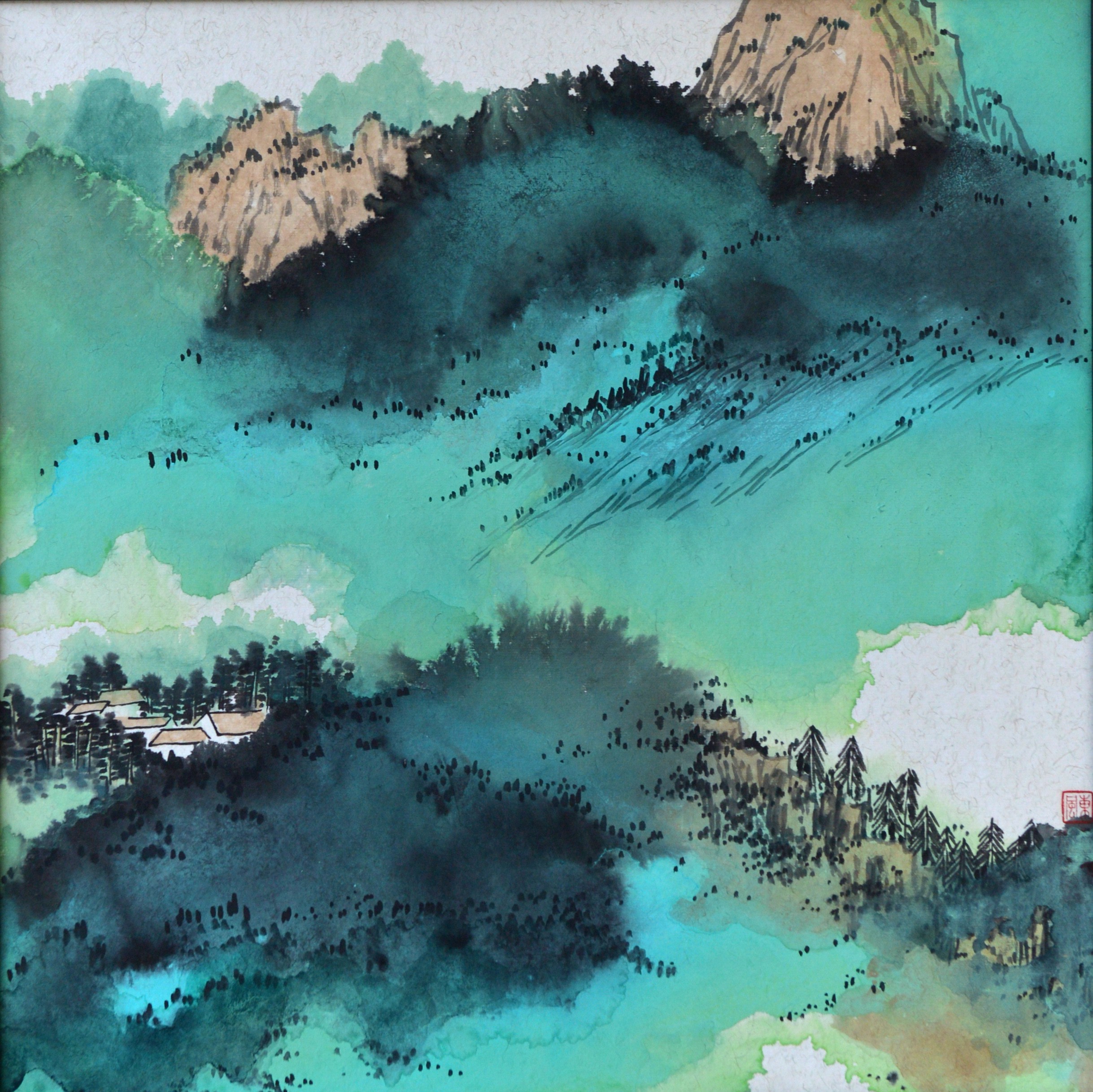 Li Dongfeng, Landscape sketch 64 Li Dongfeng, Landscape sketch 64