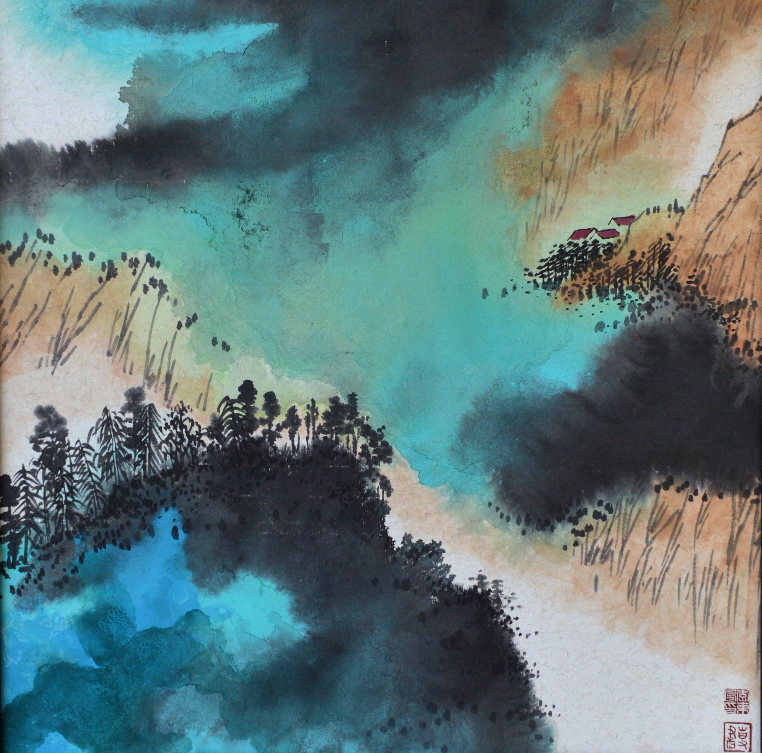 Li Dongfeng, Landscape sketch 68 Li Dongfeng, Landscape sketch 68