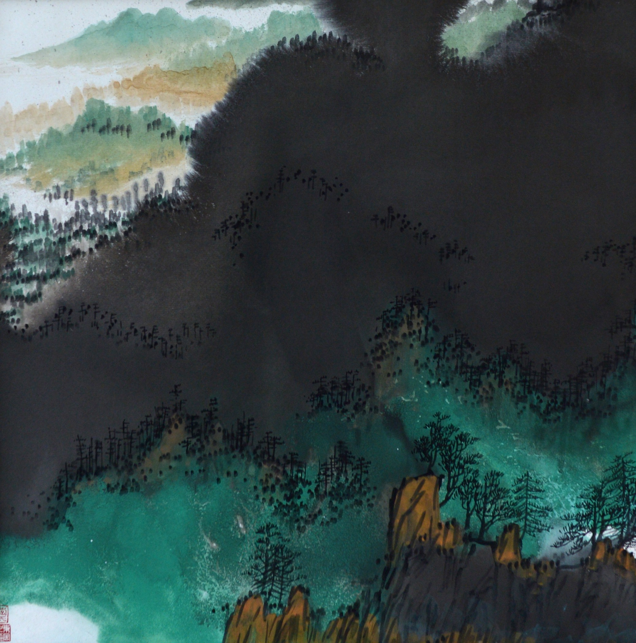 Li Dongfeng, Landscape sketch 69 Li Dongfeng, Landscape sketch 69