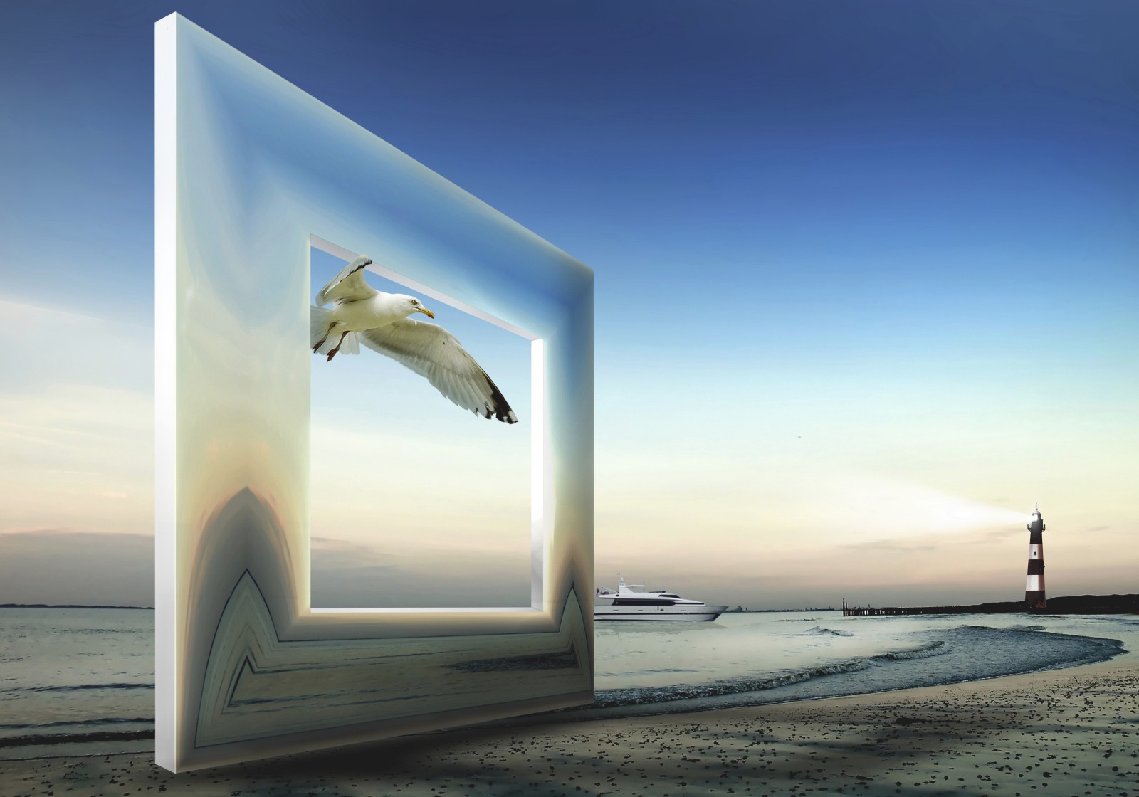 Ben Goossens (BEL), Seaside Postcard Ben Goossens (BEL), Seaside Postcard