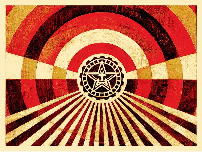 Shepard Fairey (Obey), Tunnel Vision (Standard Gold) Shepard Fairey (Obey), Tunnel Vision (Standard Gold)