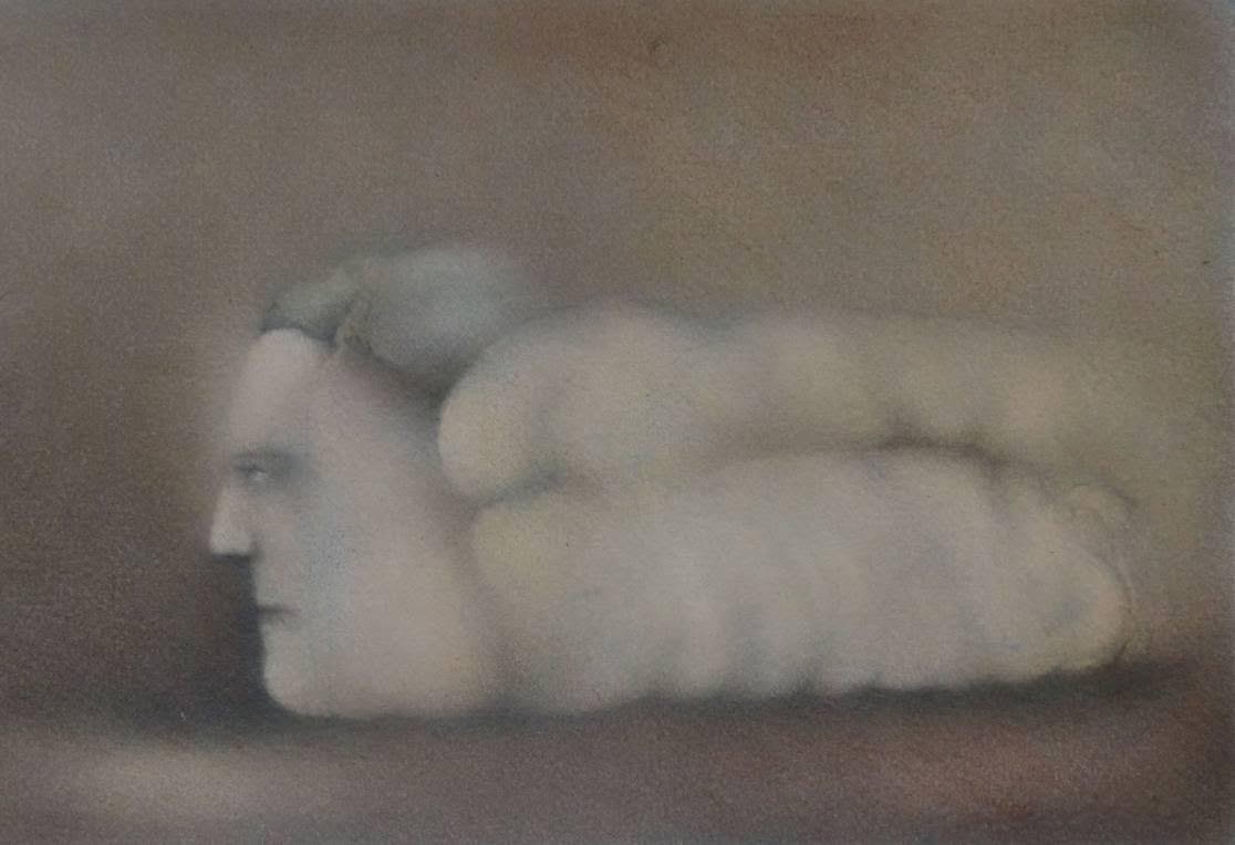 Georges Bru, Personnage sombre allongée Georges Bru, Personnage sombre allongée