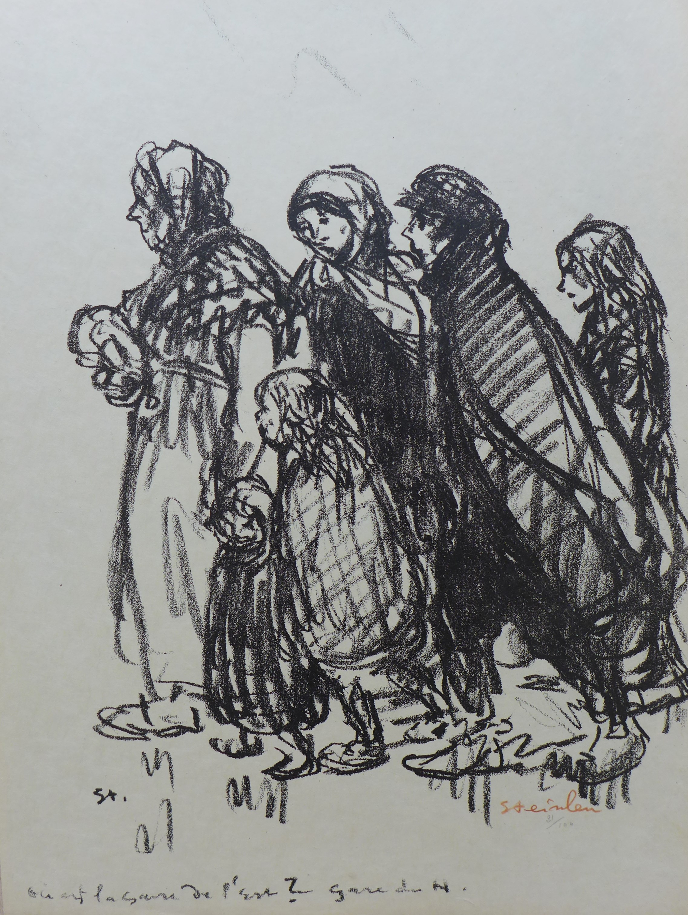 Théophile-Alexandre Steinlen, Où est la Gare de l'Est ? Théophile-Alexandre Steinlen, Où est la Gare de l'Est ?