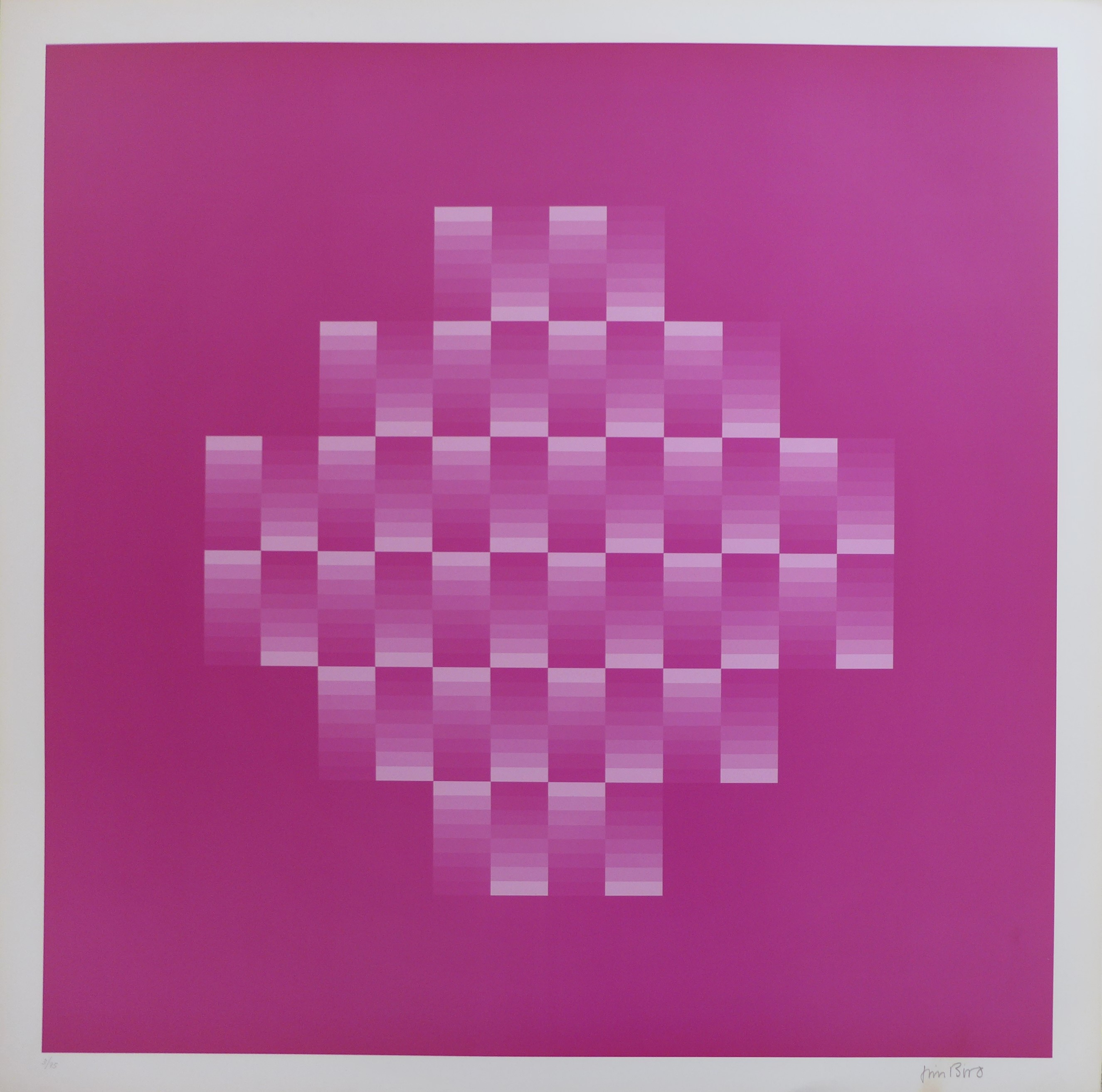 Jim Bird, Tribute to Vasarely 10 Jim Bird, Tribute to Vasarely 10
