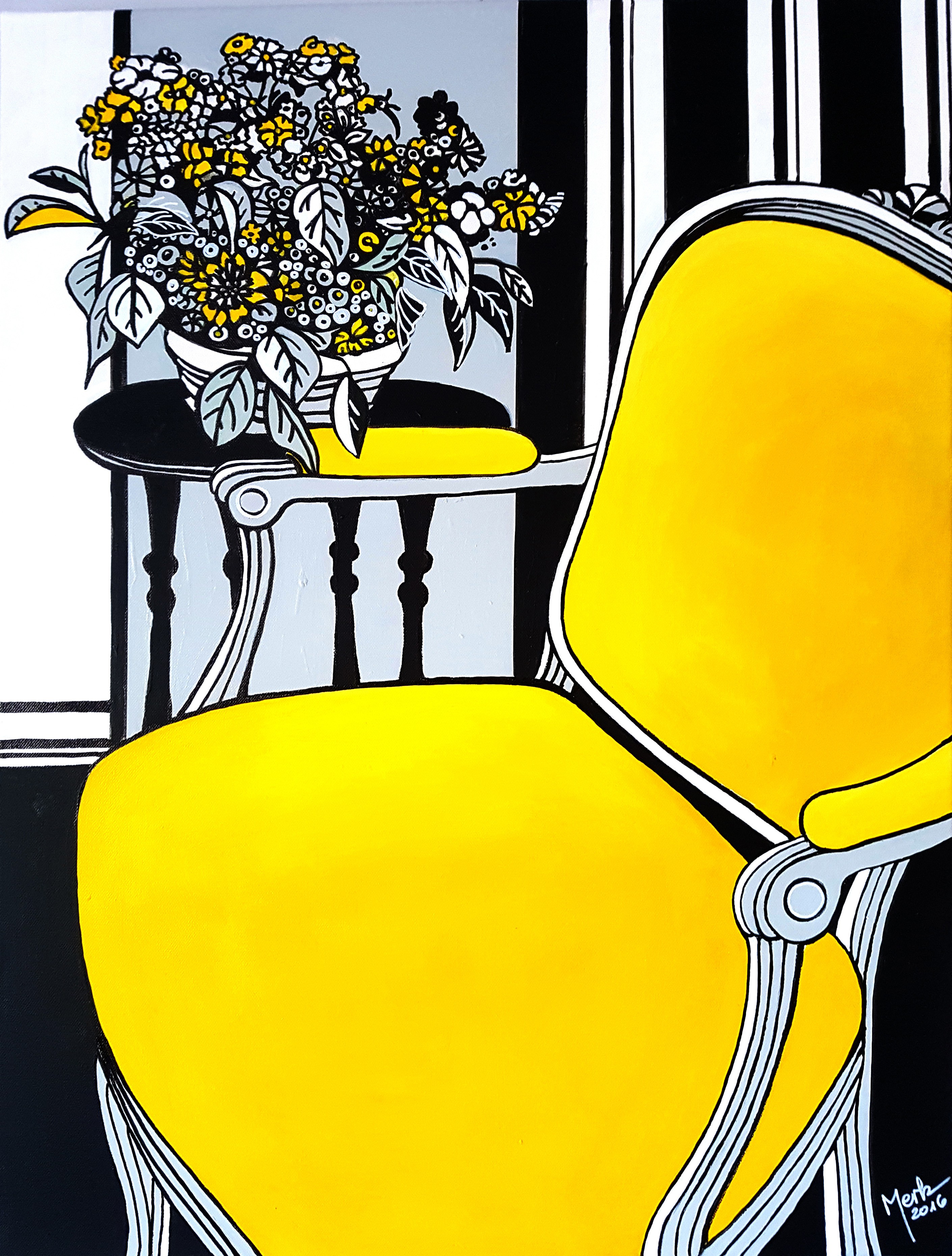 Brigitte Thonhauser-Merk, La Chaise Jaune Brigitte Thonhauser-Merk, La Chaise Jaune