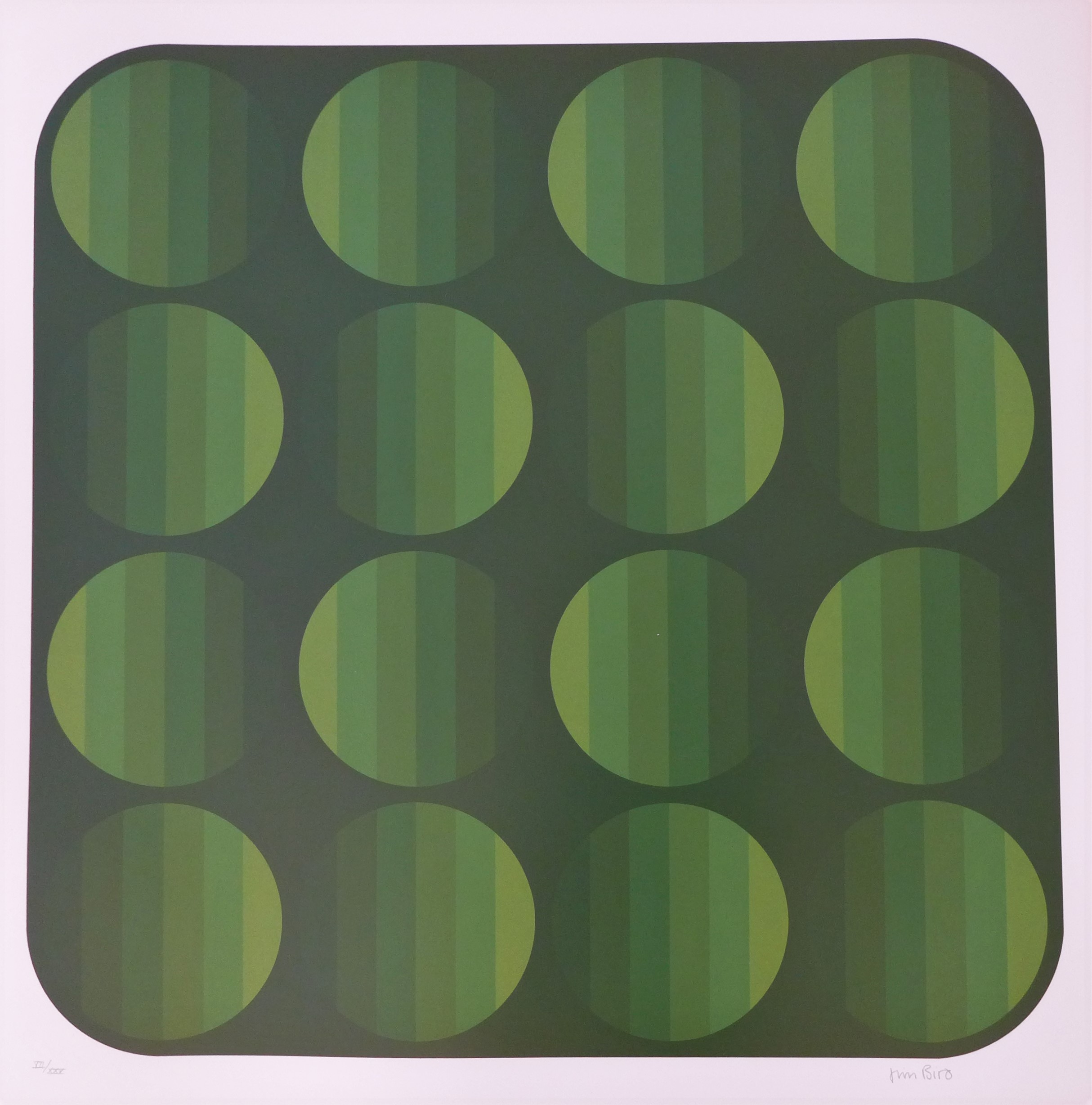 Jim Bird, Tribute to Vasarely 18 Jim Bird, Tribute to Vasarely 18