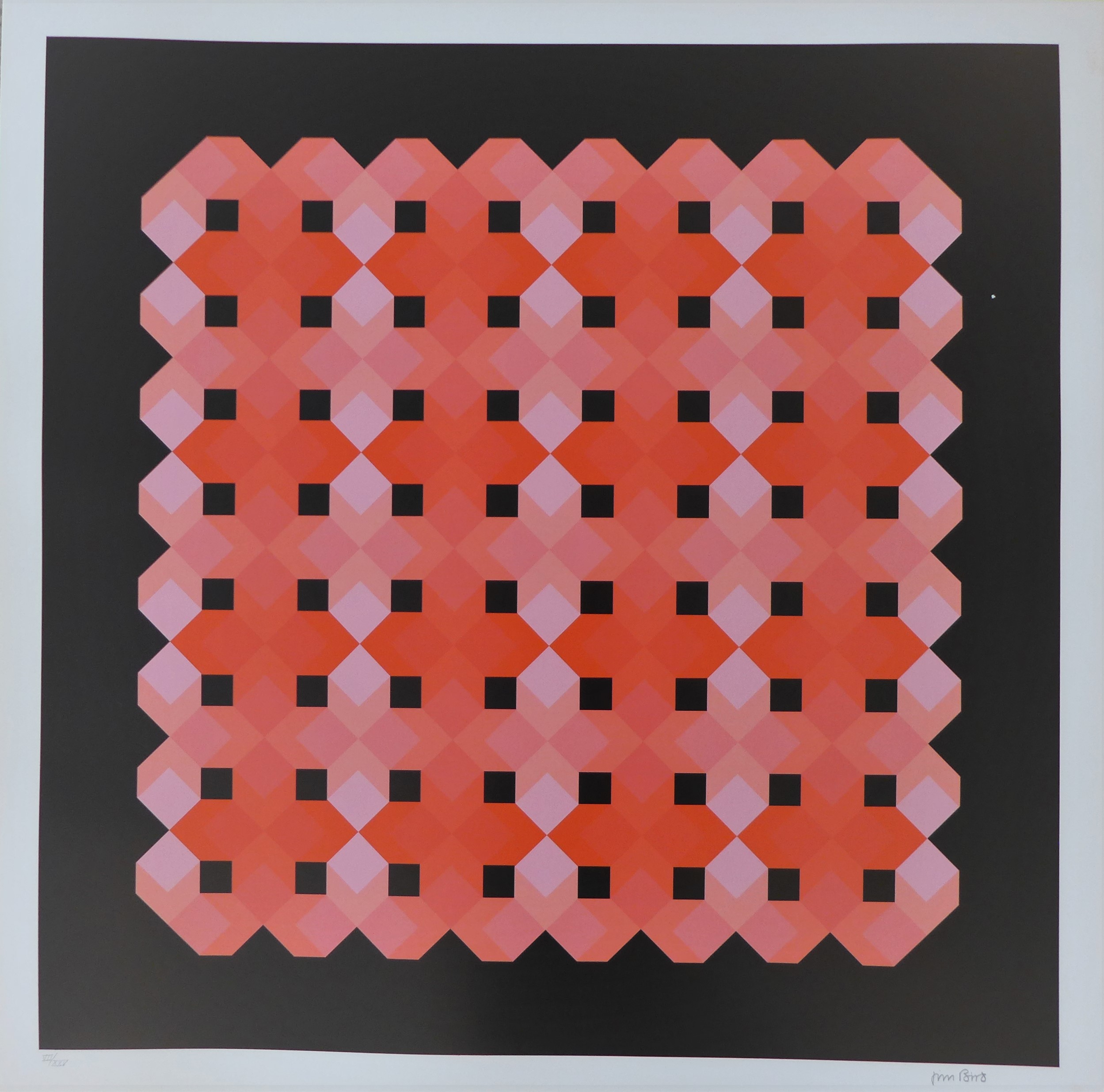 Jim Bird, Tribute to Vasarely 18 Jim Bird, Tribute to Vasarely 18