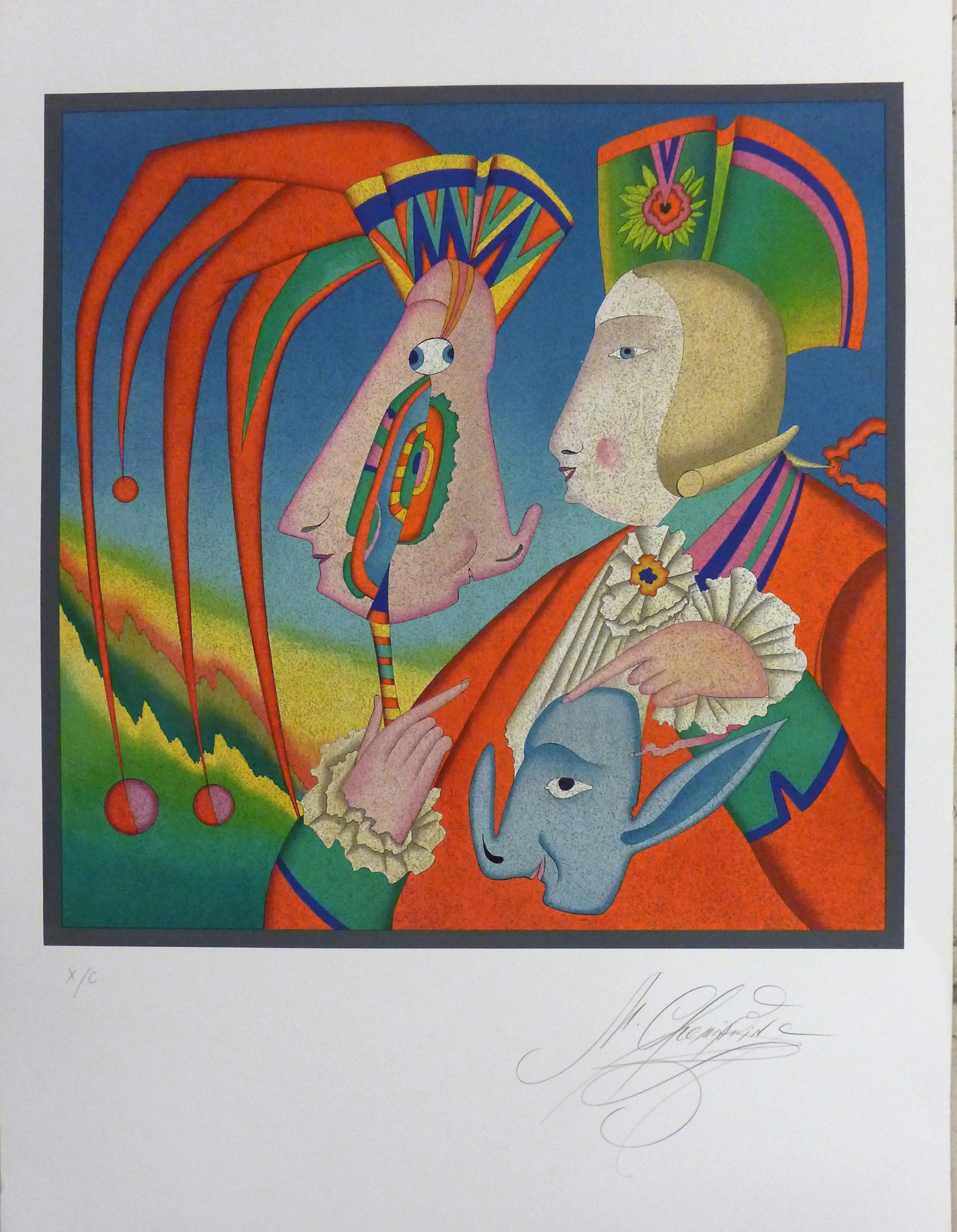 Mikhail Chemiakine, Le masque de Carnaval Mikhail Chemiakine, Le masque de Carnaval