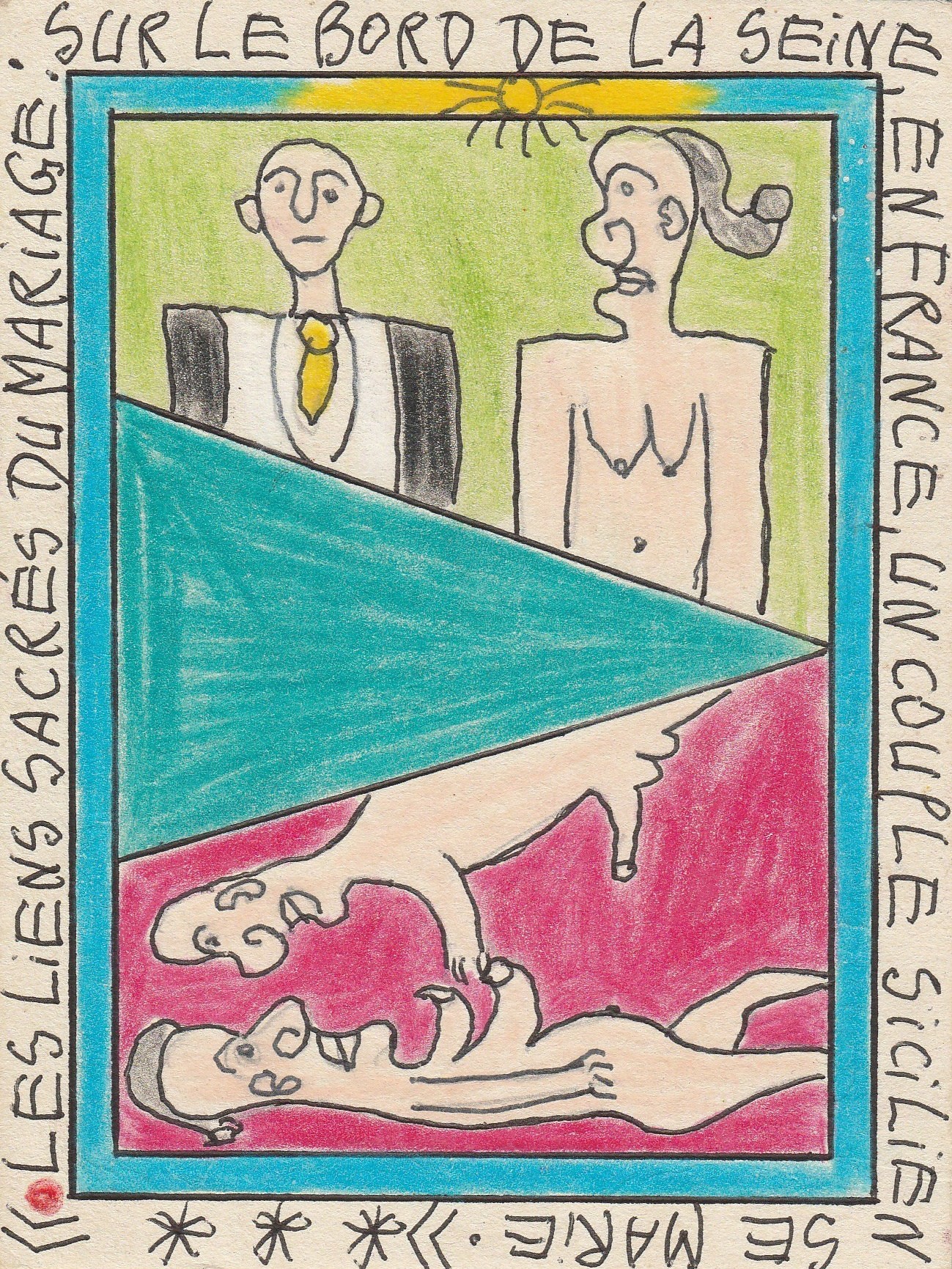 Frédéric Bruly Bouabré, Les liens sacrés du mariage Frédéric Bruly Bouabré, Les liens sacrés du mariage