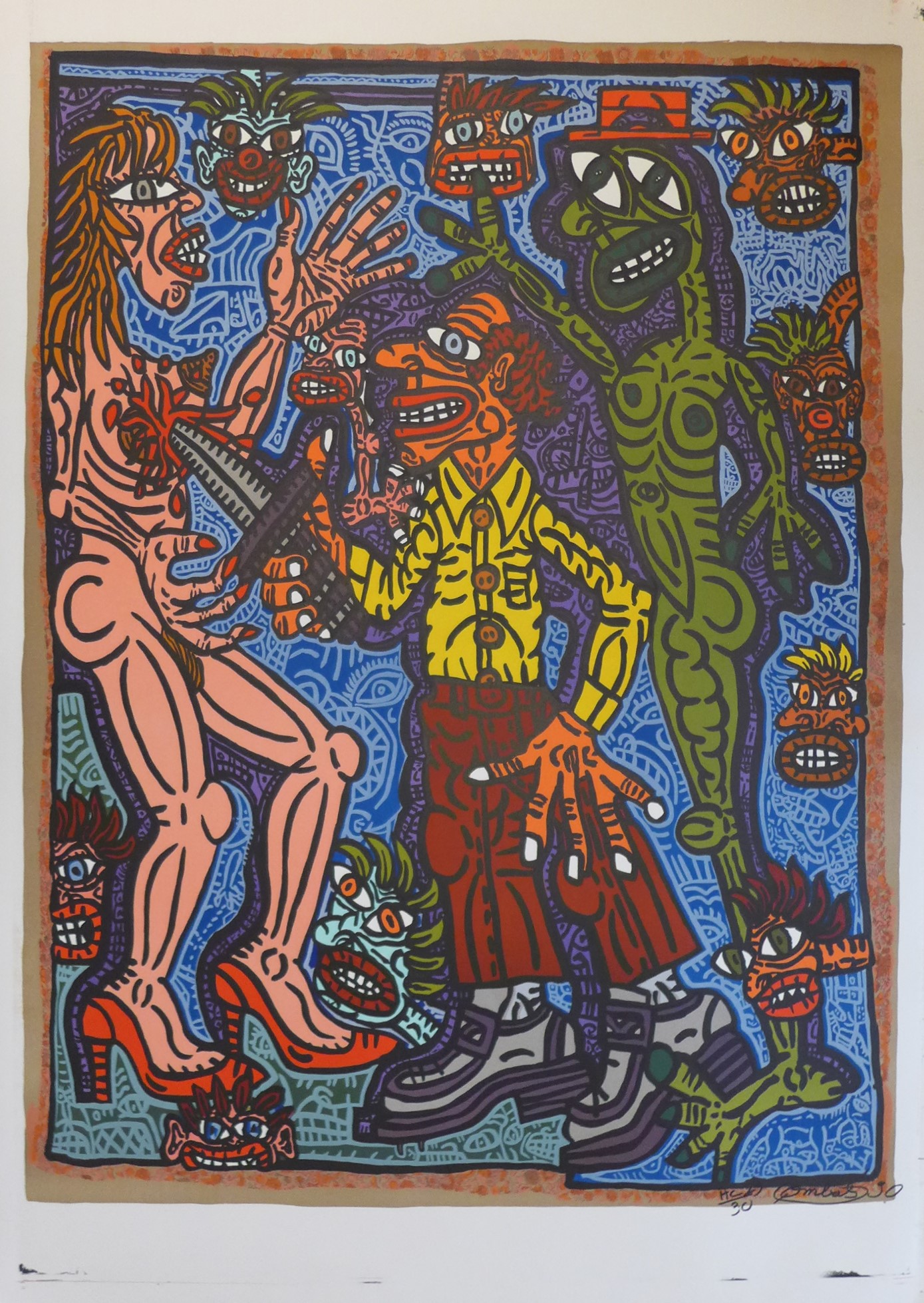 Robert Combas, Le meurtrier Robert Combas, Le meurtrier