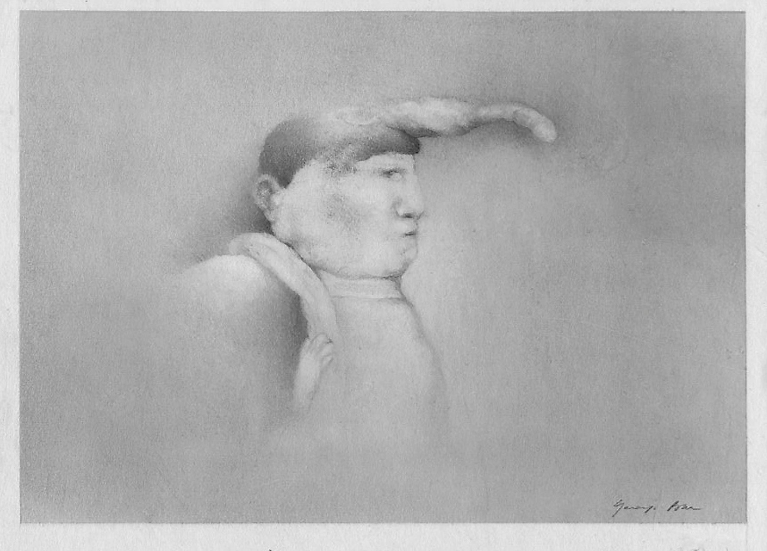 Georges Bru, Personnage à la houppe Georges Bru, Personnage à la houppe