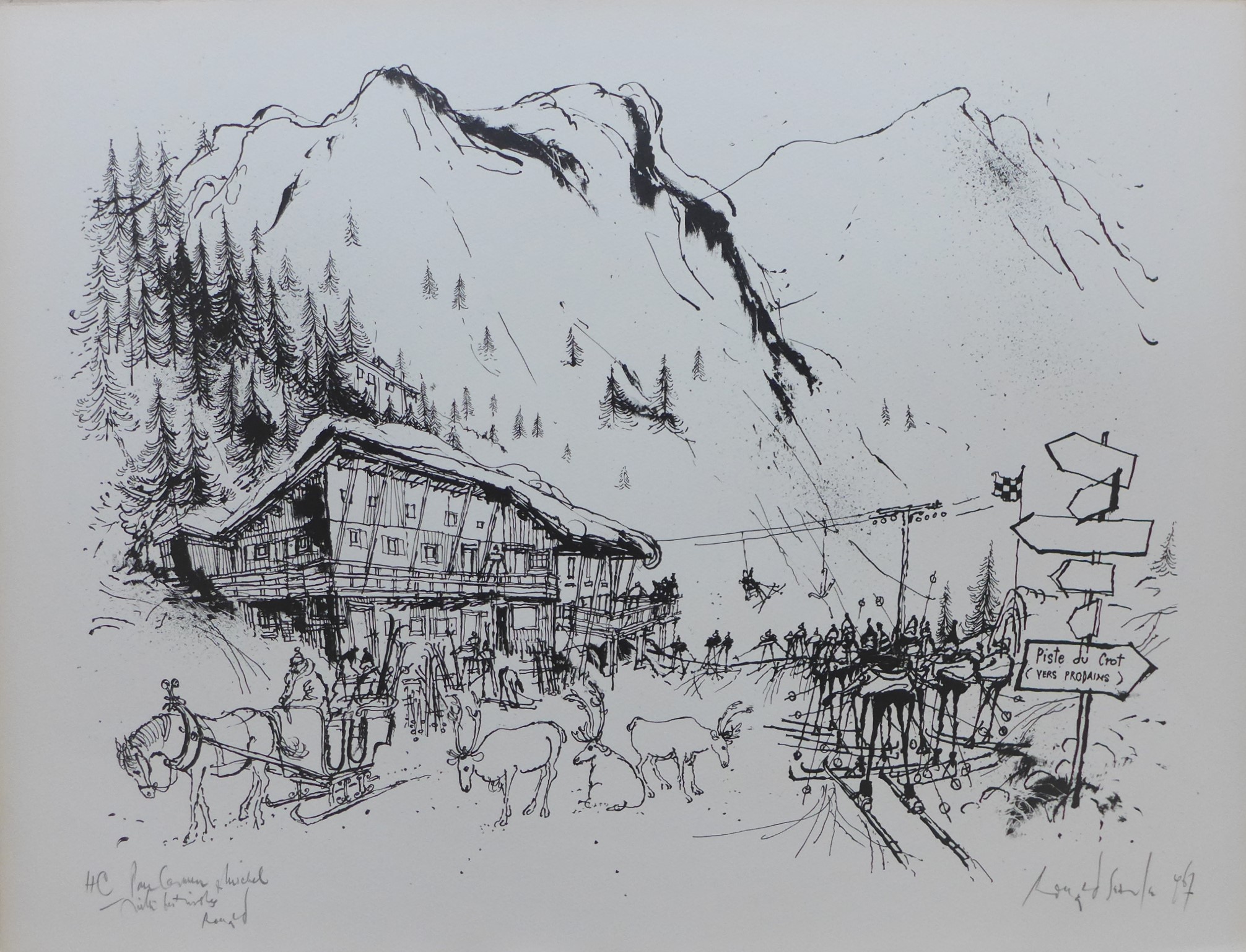 Ronald Searle, Ski 3 Ronald Searle, Ski 3