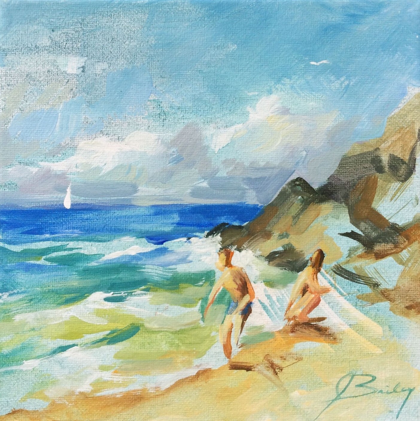 Jeffrey Bailey, Bord de mer Jeffrey Bailey, Bord de mer