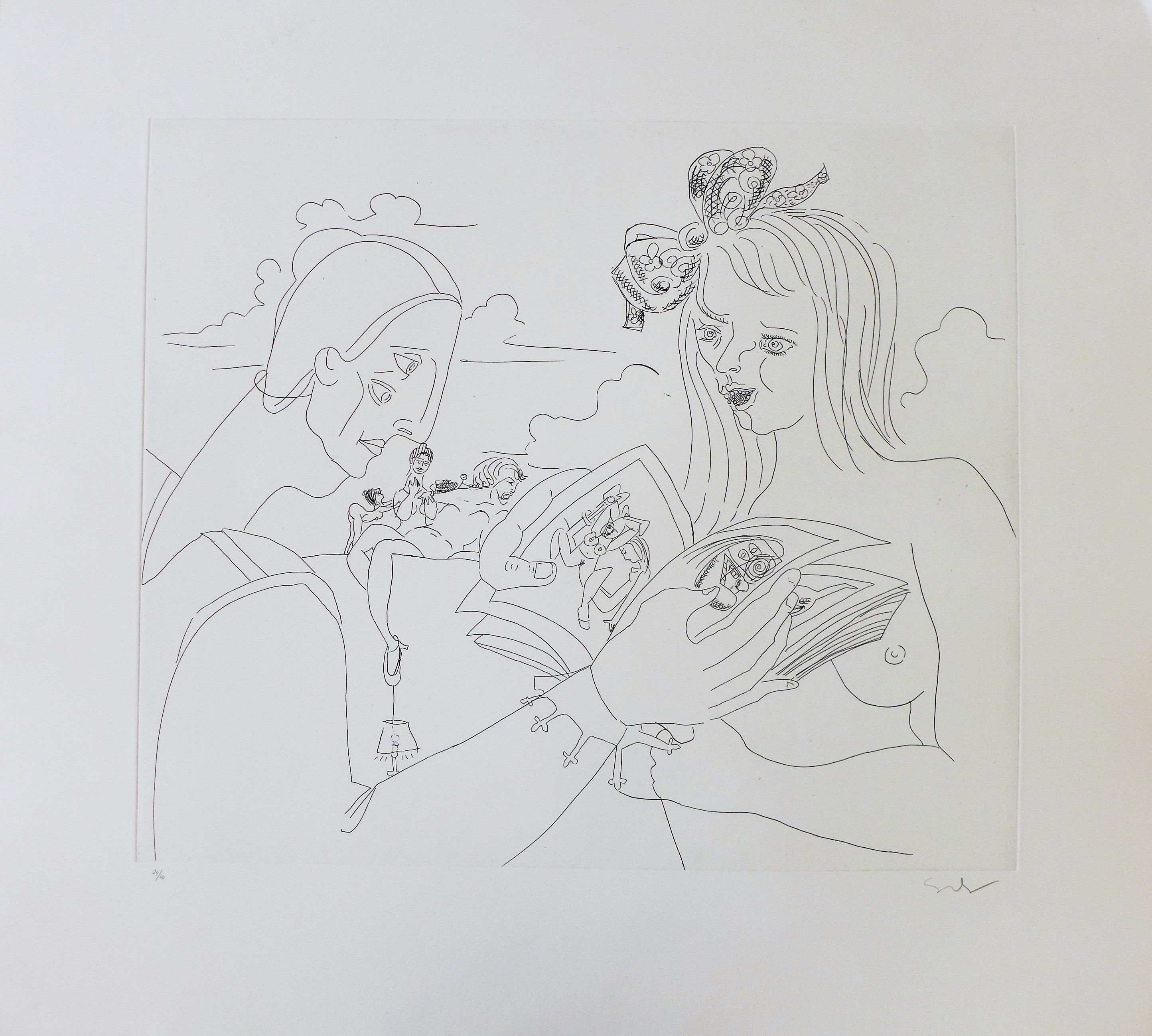 George Condo, More sketches of Spain - For Miles Davis 6 George Condo, More sketches of Spain - For Miles Davis 6