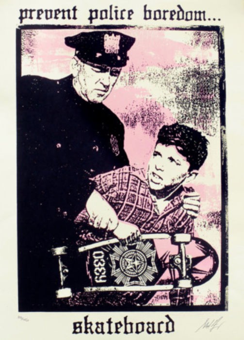 Shepard Fairey (Obey), Prevent Police Boredom Shepard Fairey (Obey), Prevent Police Boredom