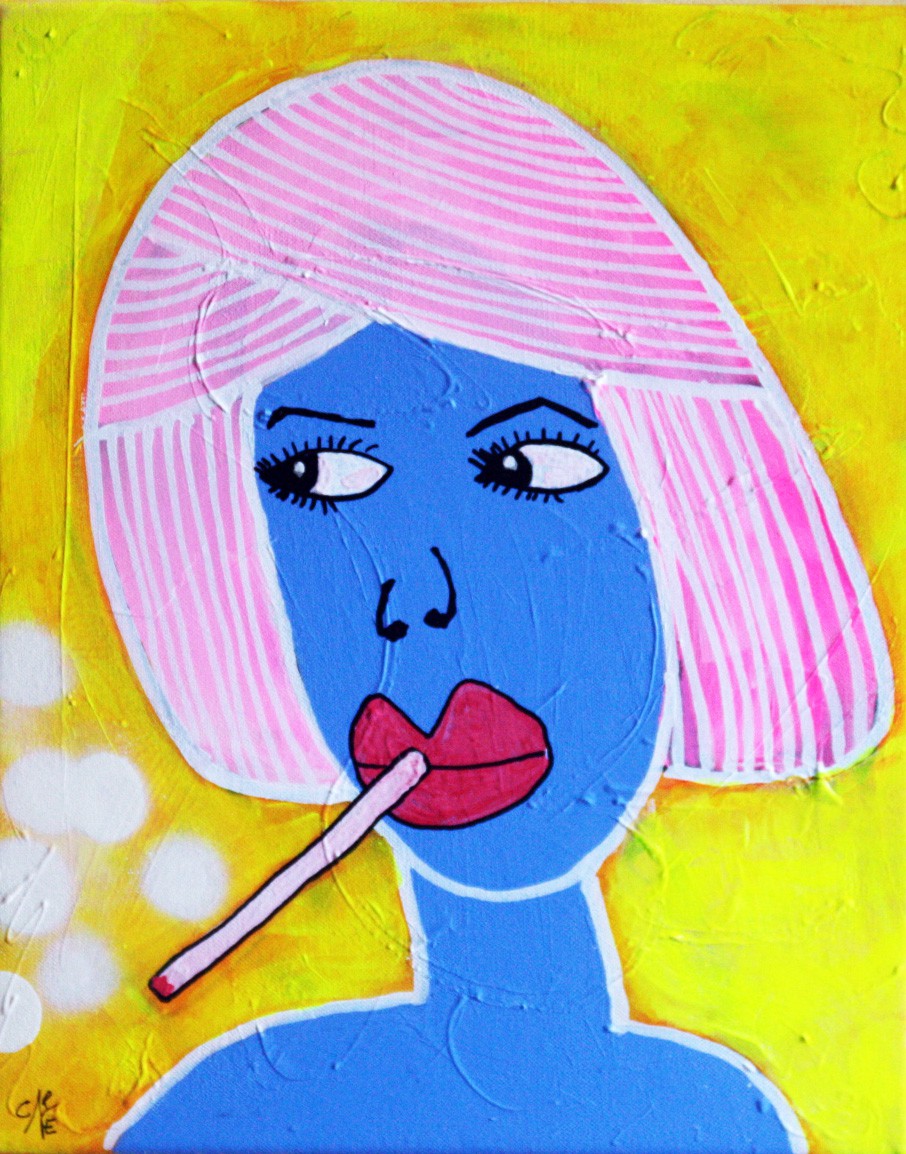 cArye, Nicotine blue girl cArye, Nicotine blue girl