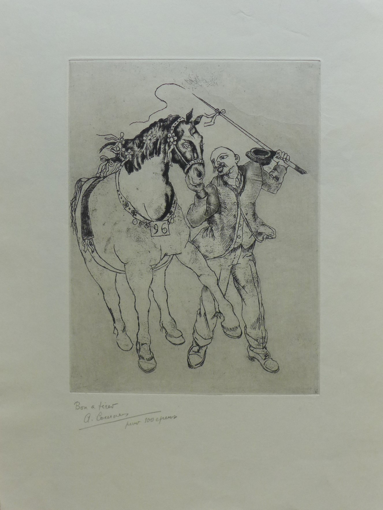 Alfred Courmes, Le cheval au concours Alfred Courmes, Le cheval au concours