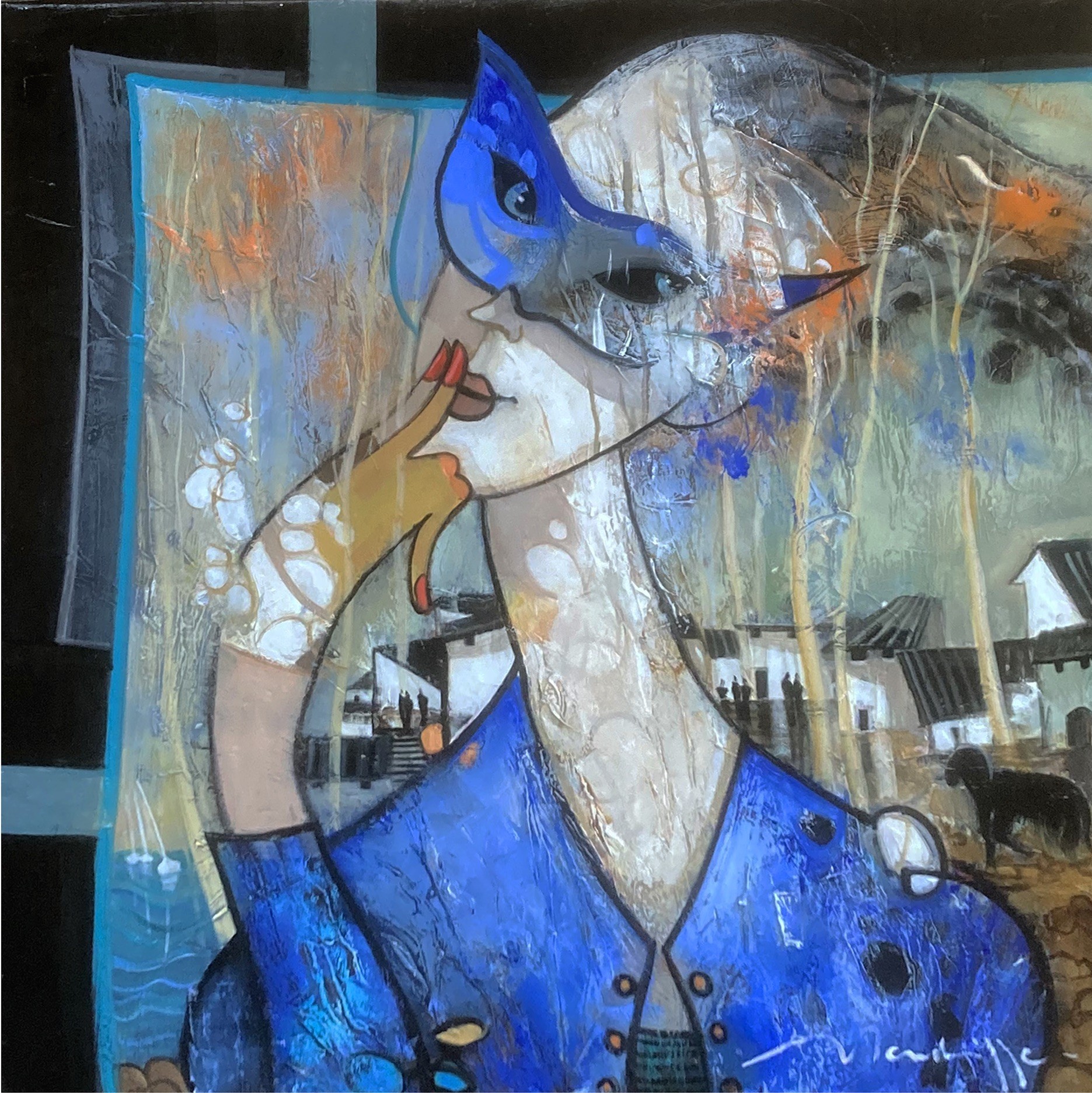 Jean-Louis Mendrisse, bal masqué au village Jean-Louis Mendrisse, bal masqué au village