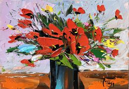 Pintura, bouquet printanier, Louis Magre