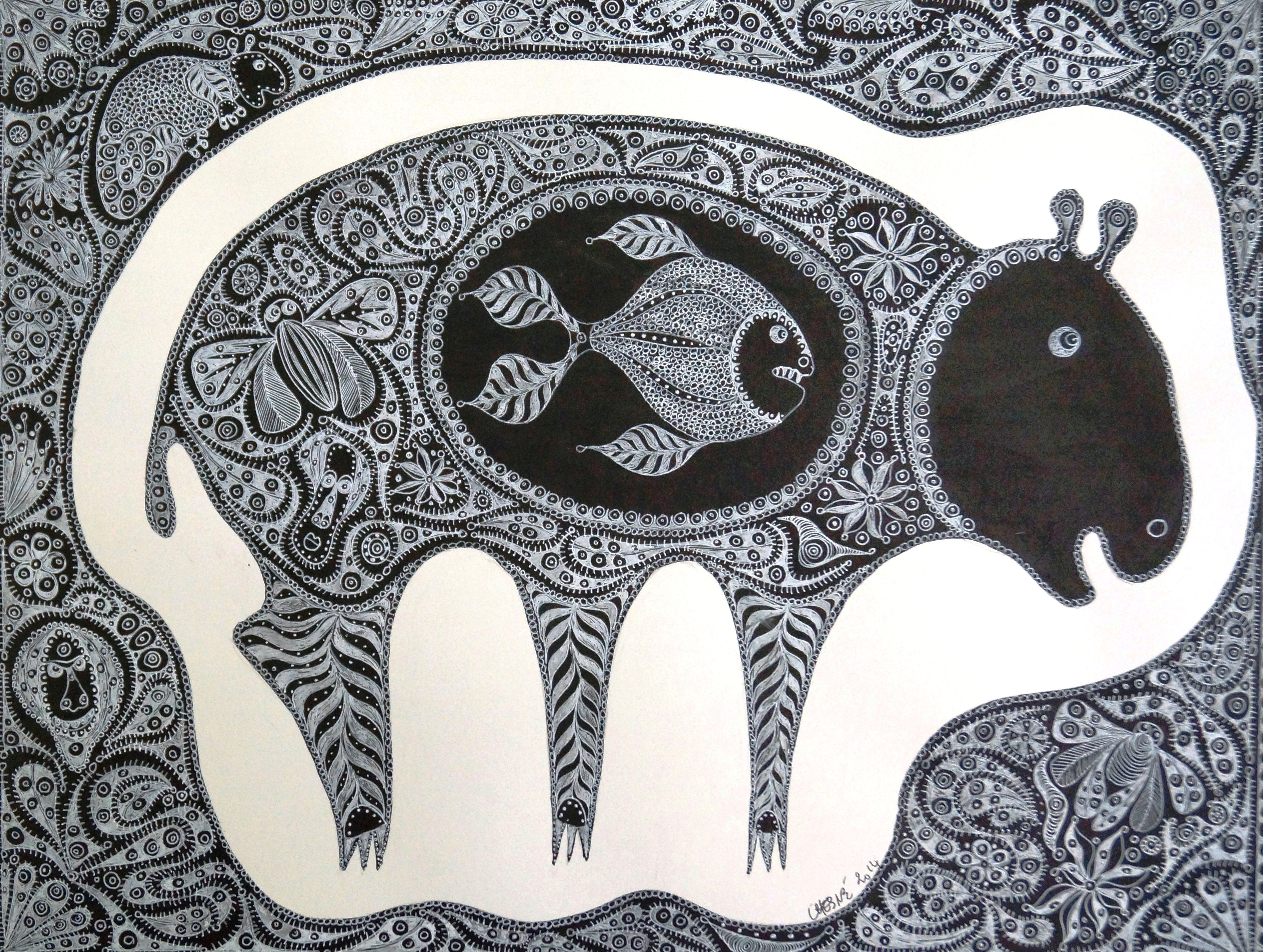 Jean-Michel Chesné, Ours au poisson Jean-Michel Chesné, Ours au poisson
