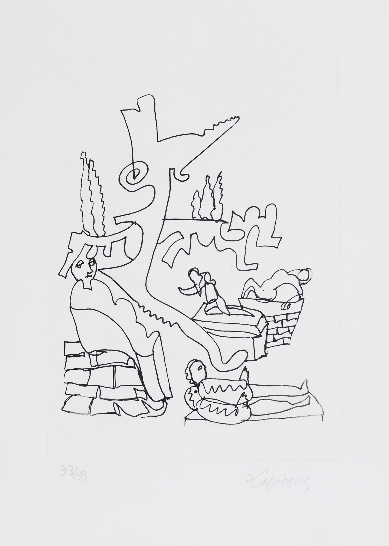 Charles Lapicque, Le jardin des supplices Charles Lapicque, Le jardin des supplices