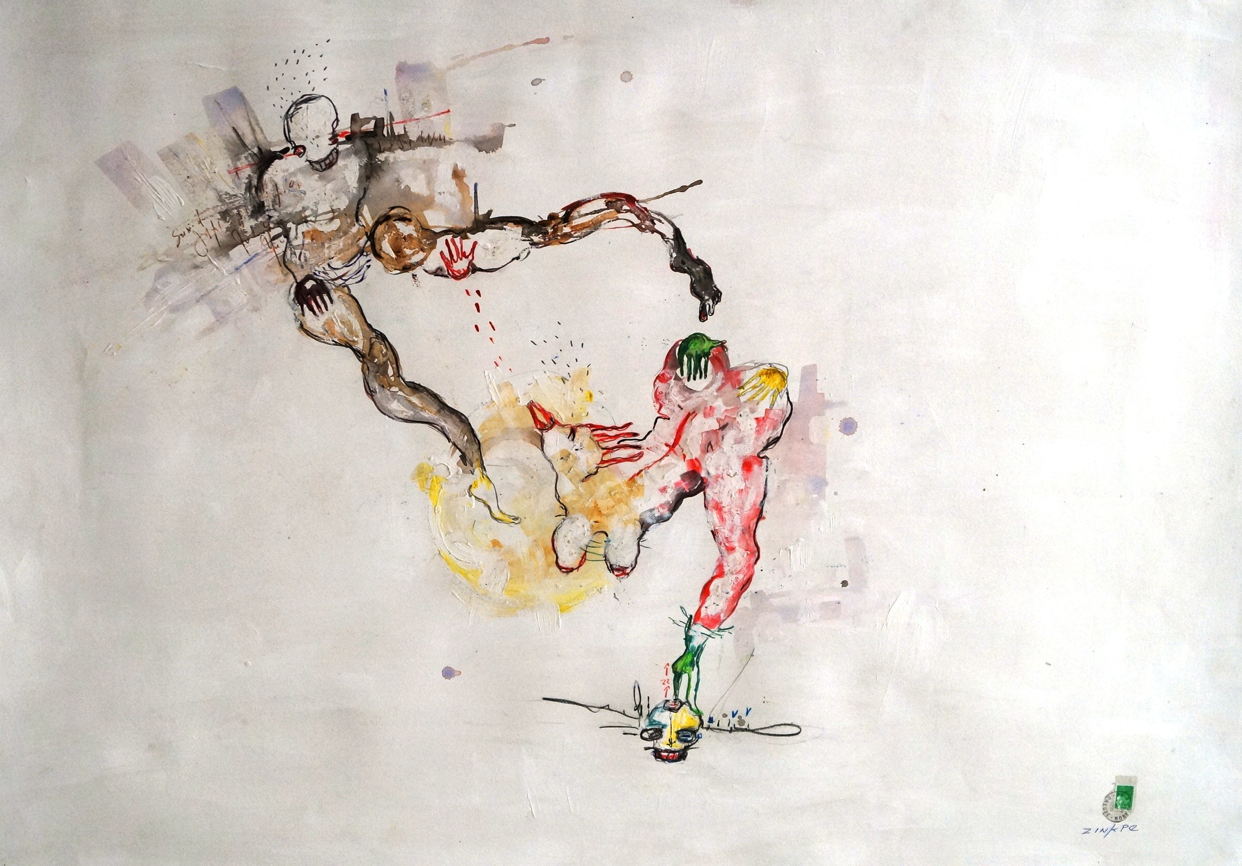 Dominique Zinkpè, Untitled Dominique Zinkpè, Untitled