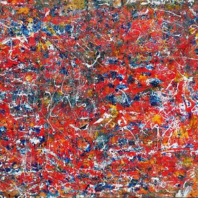 Painting, Red one, Philippe Hautenauve