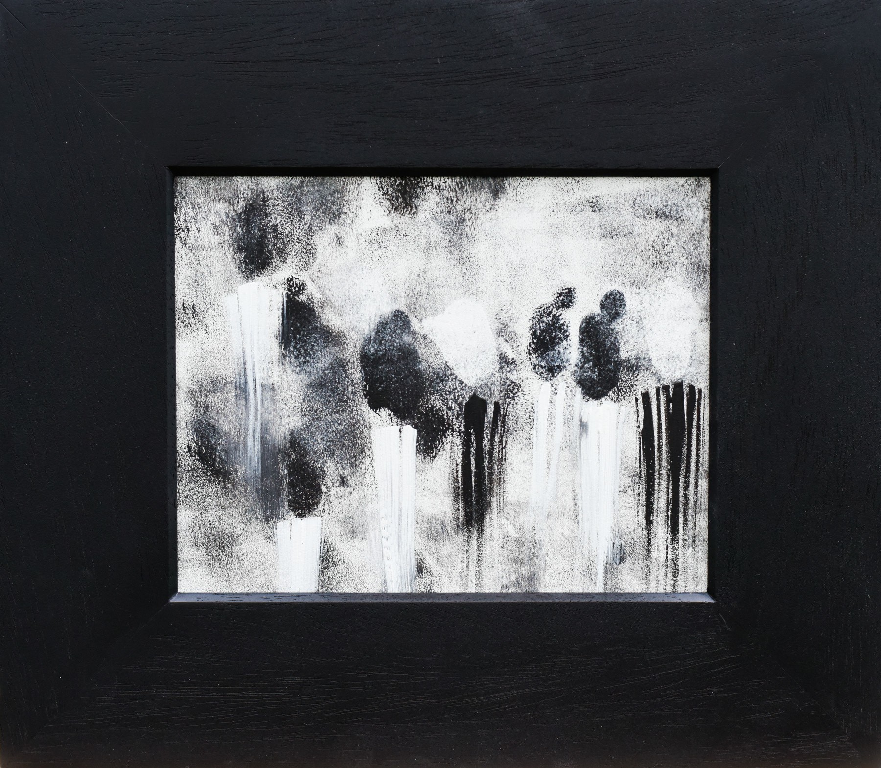 Gina Vor, Shadows - Black and White Abstract Gina Vor, Shadows - Black and White Abstract