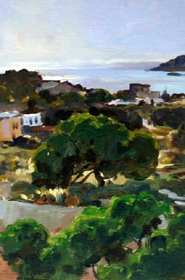 Painting, Syros afternoon, Janusz Szpyt