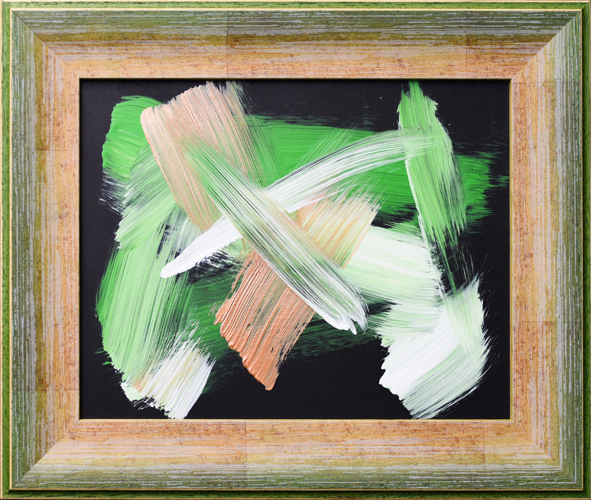 Gina Vor, Expressionism in Green - Vert Abstrait Gina Vor, Expressionism in Green - Vert Abstrait