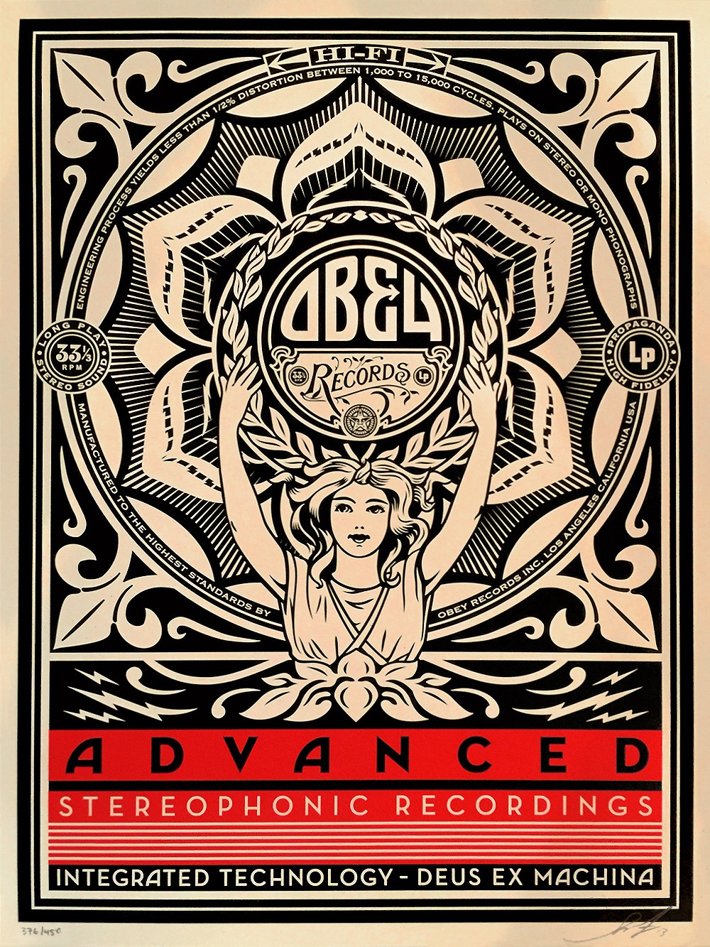 Shepard Fairey (Obey), Lotus Woman Shepard Fairey (Obey), Lotus Woman