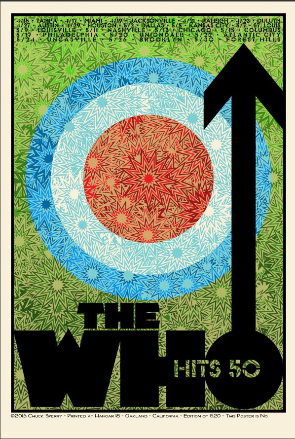 Chuck Sperry, The Who, 50th Anniversary North American Tour Chuck Sperry, The Who, 50th Anniversary North American Tour