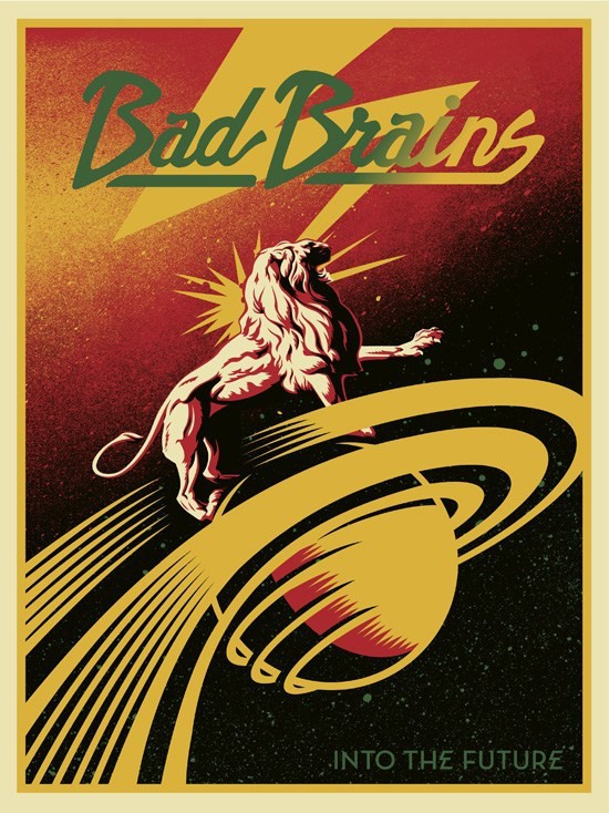 ▷ Bad Brains Fully Band by Shepard Fairey (Obey), 2012