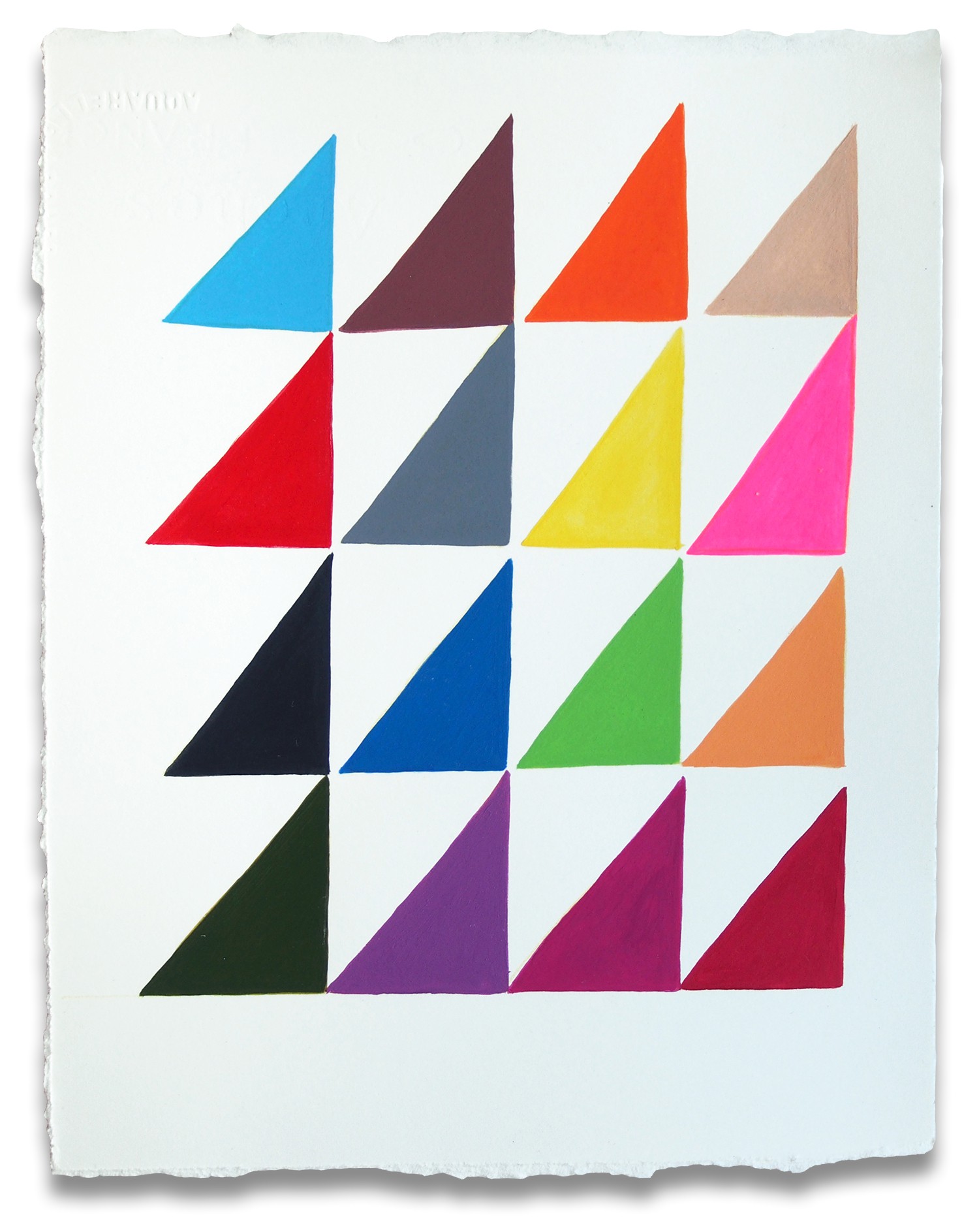Jessica Snow, 16 Small Triangles Jessica Snow, 16 Small Triangles