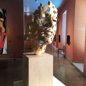 Sculpture, Essence de la jeunesse bois, Miguel Guía