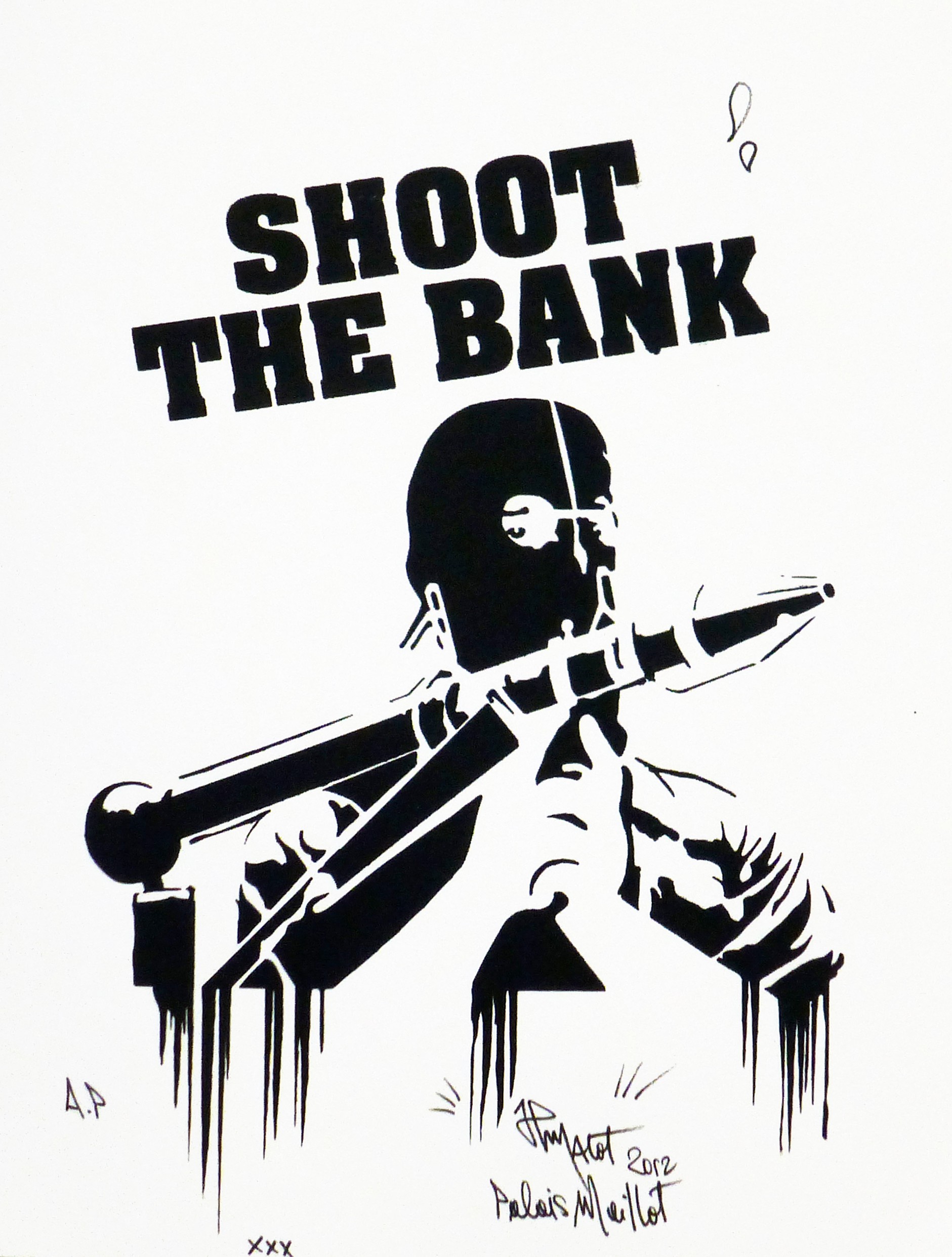 JP Malot, Shoot The Bank A.P. Palais Maillot 2012. JP Malot, Shoot The Bank A.P. Palais Maillot 2012.