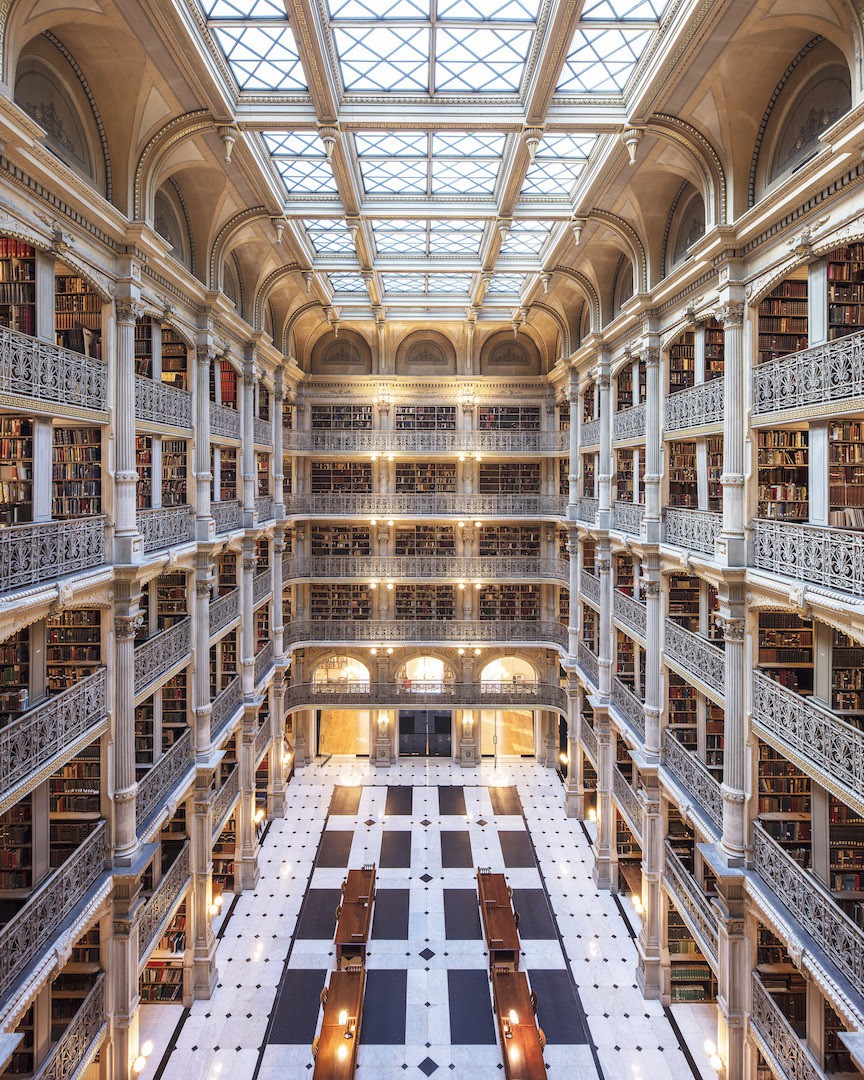 George Peabody Library II, Baltimore USA by Reinhard Gorner, 2018 ...