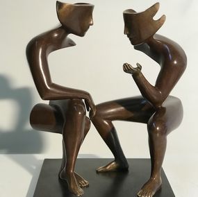 Sculpture, La Conversation, Etienne
